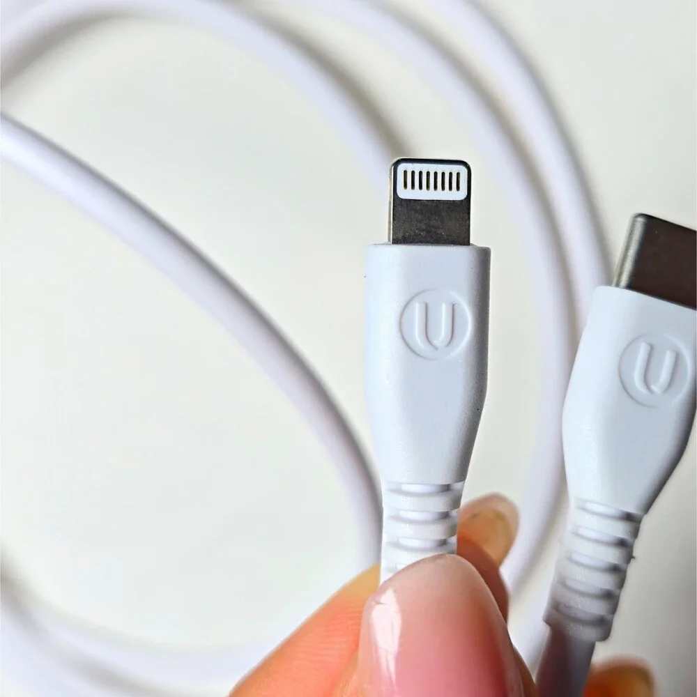 White USB-C Fast Charge Cable for Apple iPhone iPad iPod